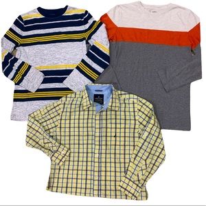 3 boys long sleeve shirts